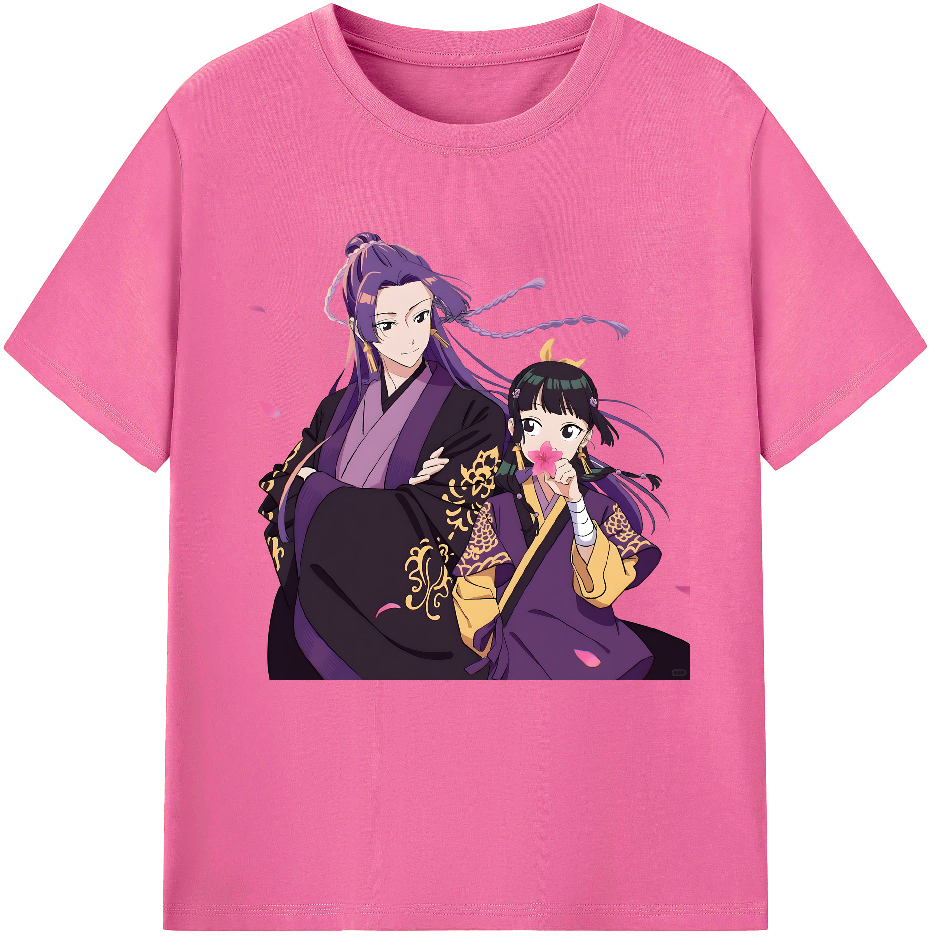 （画像用） 薬屋のひとりごと The Apothecary Diaries レディースカジュアルプリントTシャツ（綿100％）